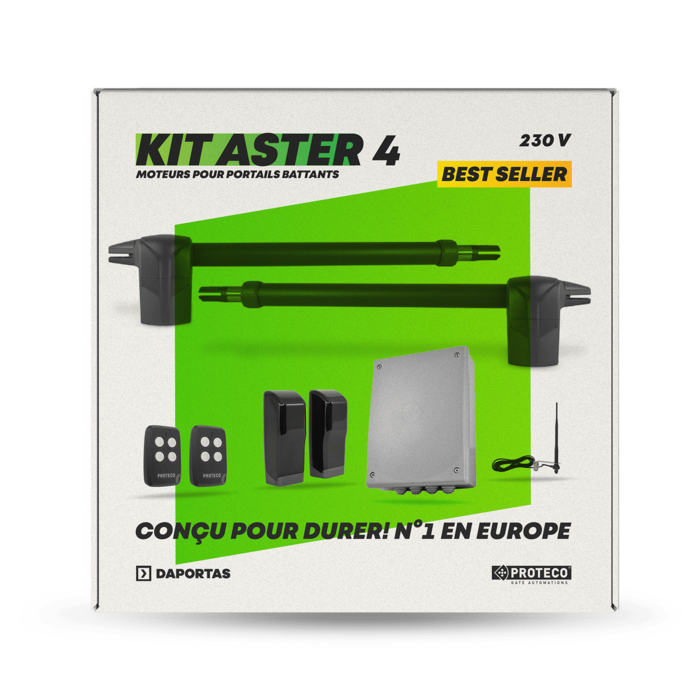 Kit Proteco Aster 4 230V | Automatismo para Puertas  Batientes