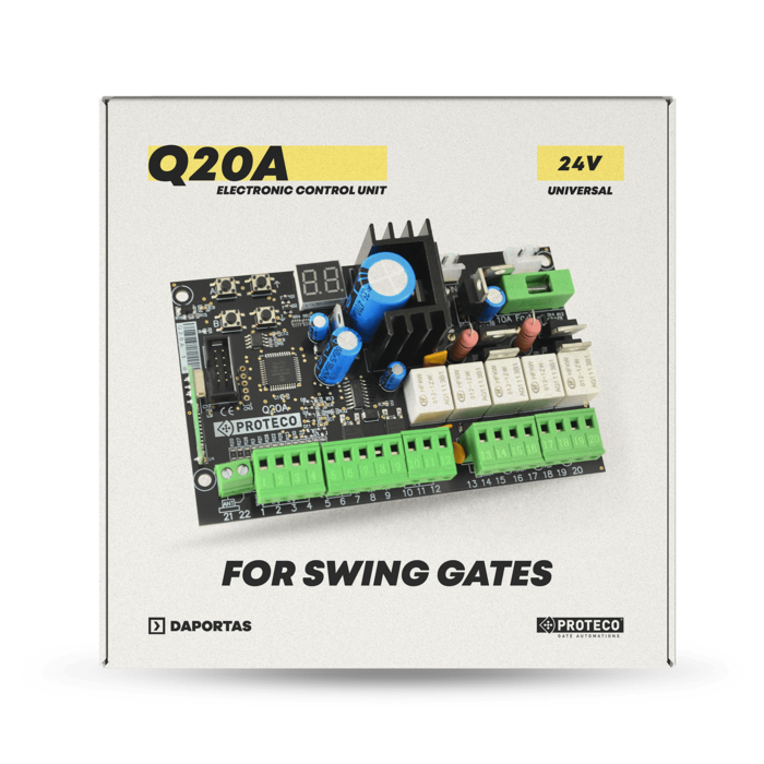 Proteco Q20A | 24V Electronic Control Unit for Swing Gates