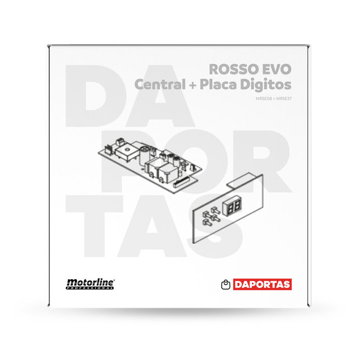 Motorline Rosso Evo - Placa + Digitos