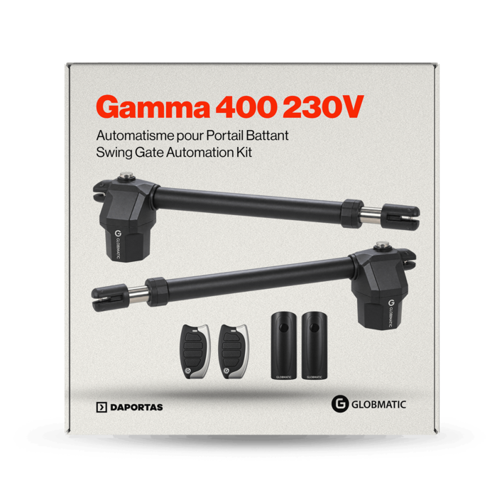 Globmatic Kit Gamma 400 230V | Automatismo para Portão de Batente