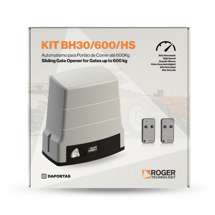 Kit Roger BH30 600 HS | Sliding Gate Motor