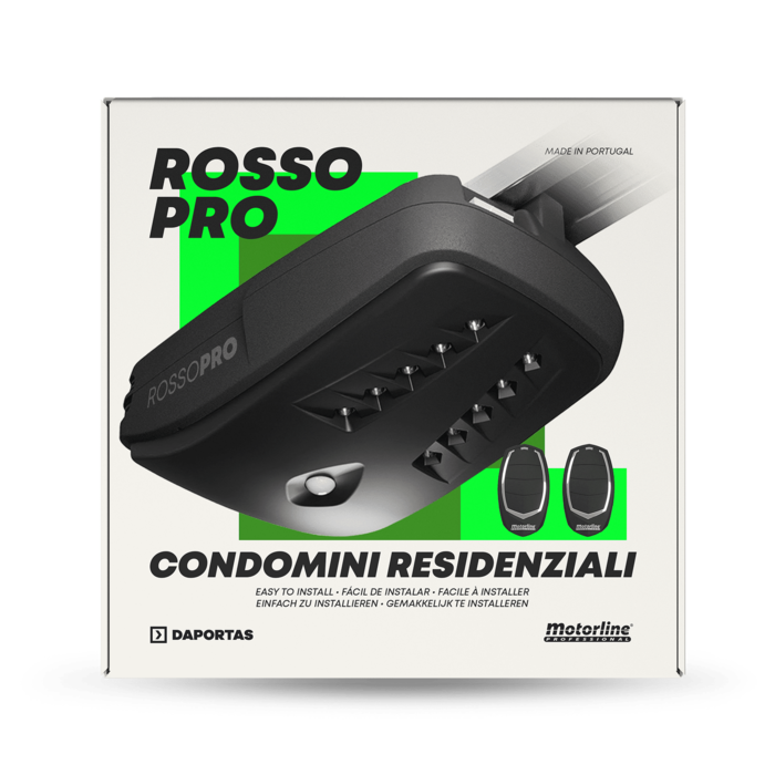 Kit Motorline Rosso PRO | Automatismo para Puerta Seccional