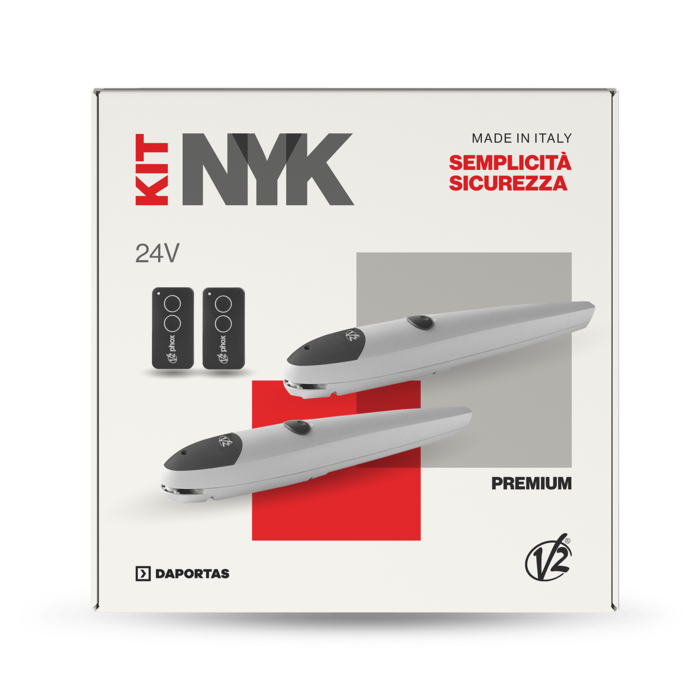 Kit V2 NYK | Automatismos para Portões de Batente