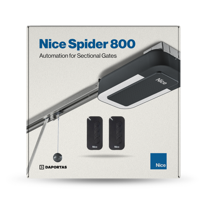 Nice Spider 800 | Automatismo para Portões Seccionados
