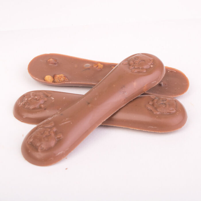 Milk Chocolate Cat Tongues with Caramelized Pecan - 60g