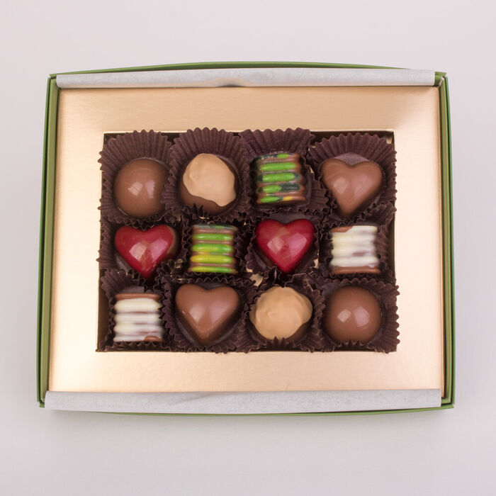 Milk Chocolate Assortment 12 pcs