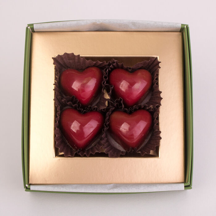 Milk Chocolate with Strawberry 4 pcs