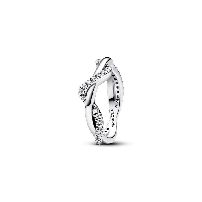 Anel PANDORA Intertwined Wave 193098C01-56
