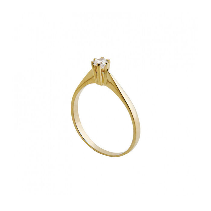 Anel PASSION GOLD Solitário 2AN13A