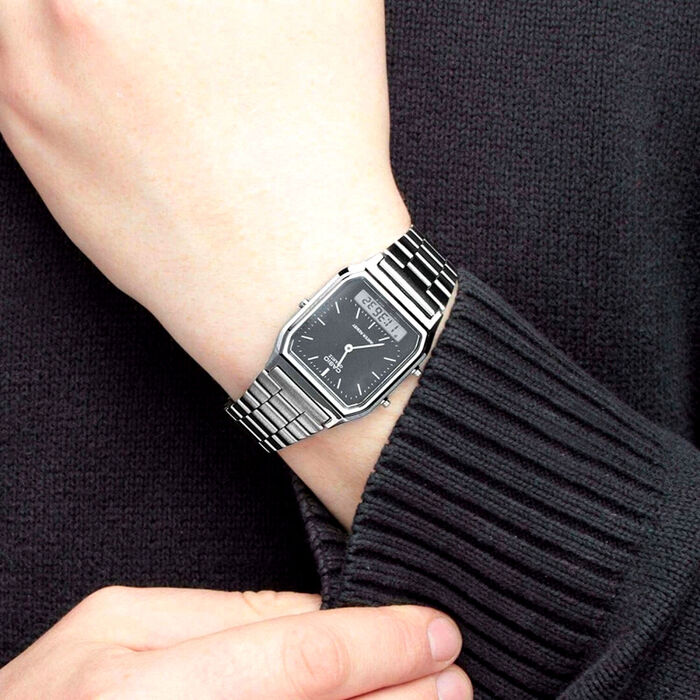 Relógio CASIO Collection Vintage Edgy AQ-230A-1DMQYES