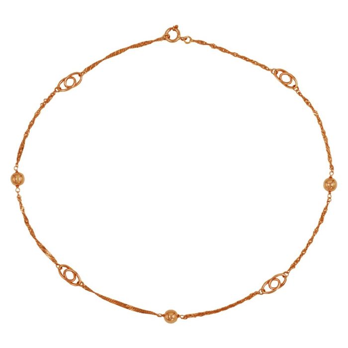 Colar OURO Malha Singapura 12816