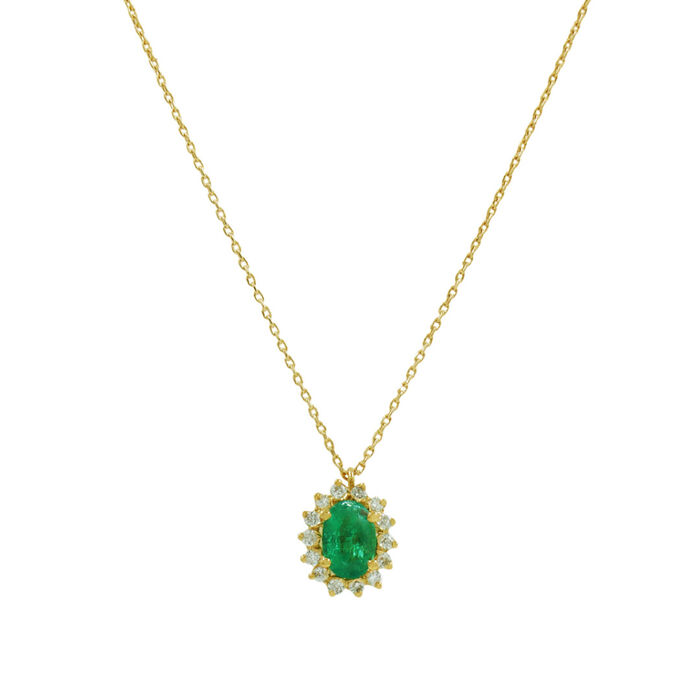 Colar OURO Esmeralda 113281