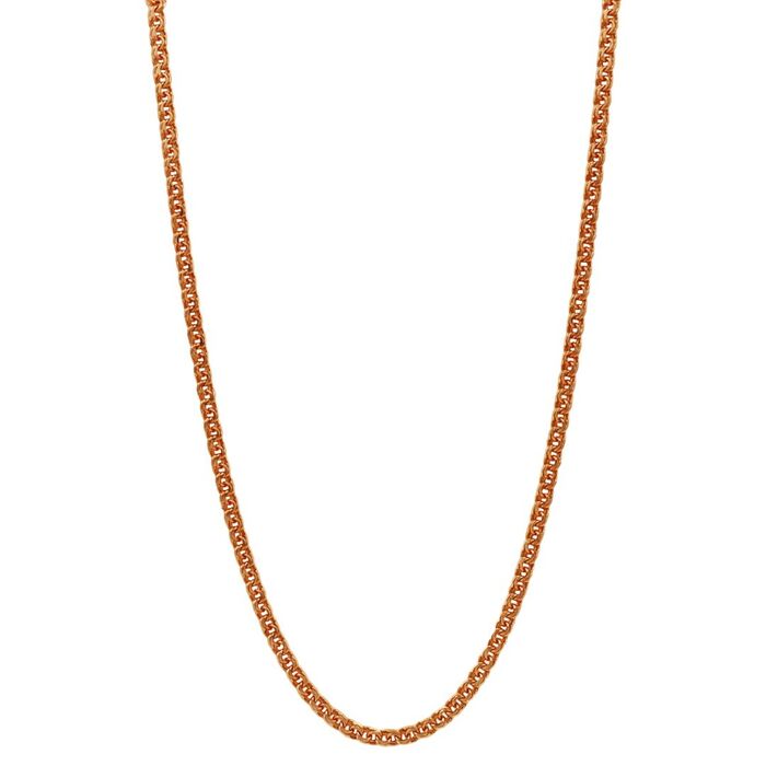 Colar OURO Malha Frisos 02302