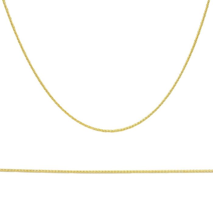Colar ZERUS Ouro 9K Malha Espiga FI90081-B025