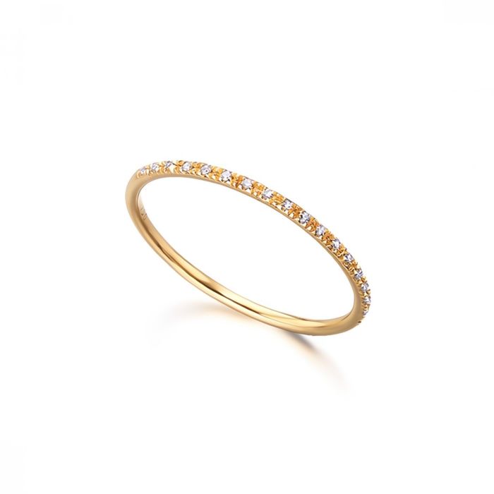 Anel LECARRÉ Diamantes Ouro 18k GA003OA