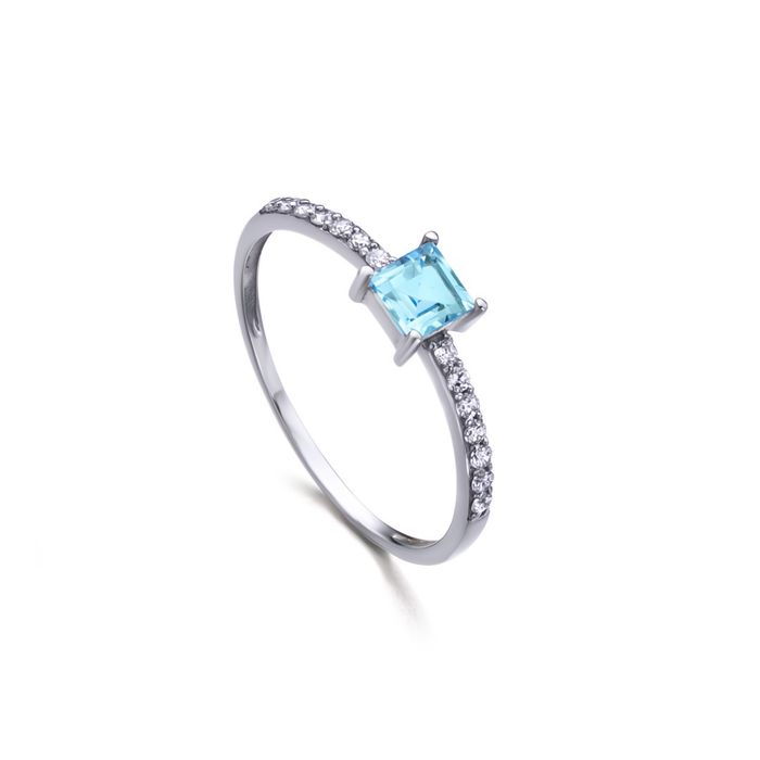 Anel LECARRÉ Topázio e Diamantes Ouro 18k GA016OB.13
