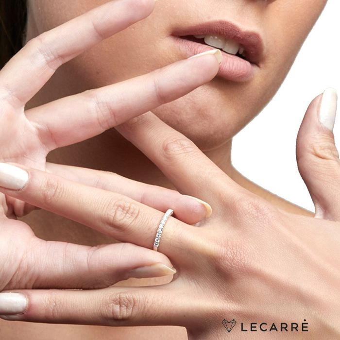 Anel LECARRÉ Diamantes Ouro 18k GA045OB.15