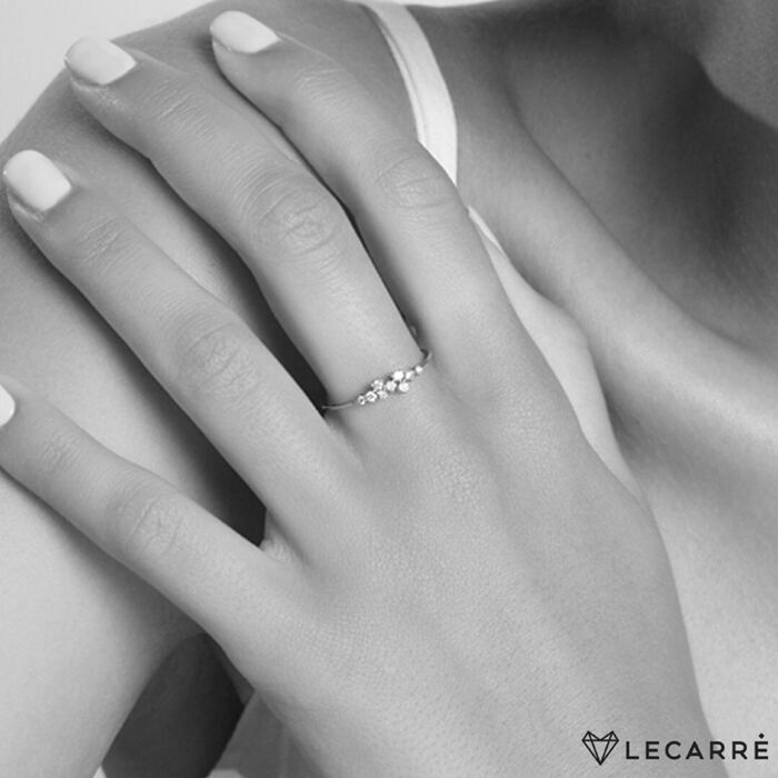 Anel LECARRÉ Diamantes Ouro 18k GA056OB.13