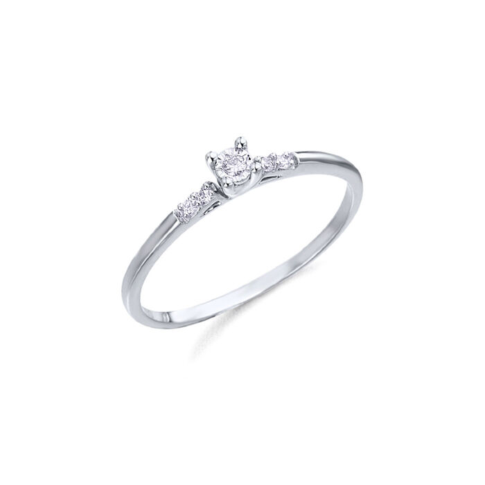 Anel LECARRÉ Diamantes Ouro 18k GA065OB