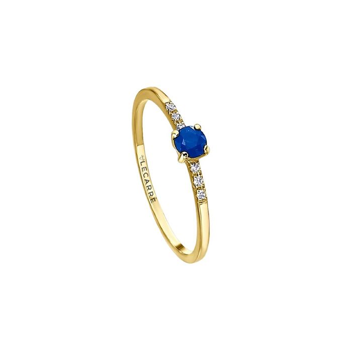 Anel LECARRÉ Safira e Diamantes Ouro 18k GA138ZA