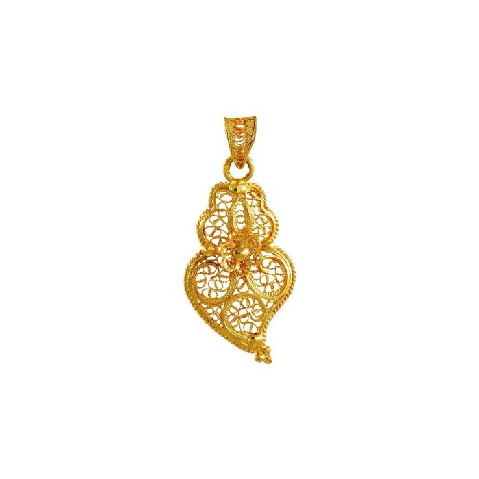 Medalha OURO Coração de Viana 05997
