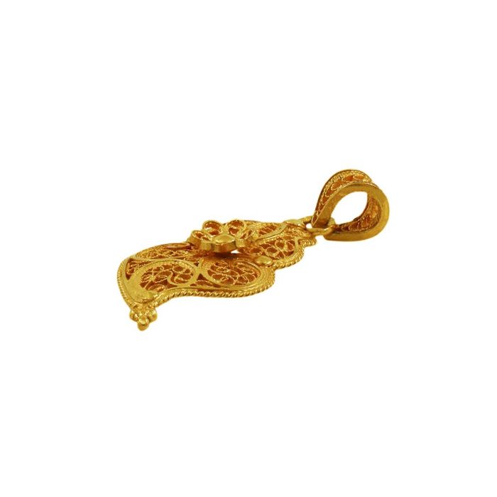 Medalha OURO Coração de Viana 05997