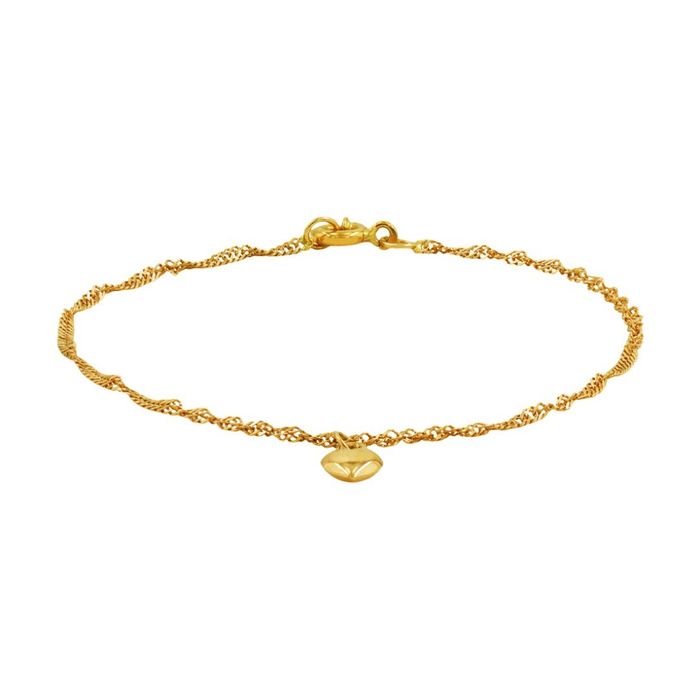 Pulseira OURO Criança Coração 11403