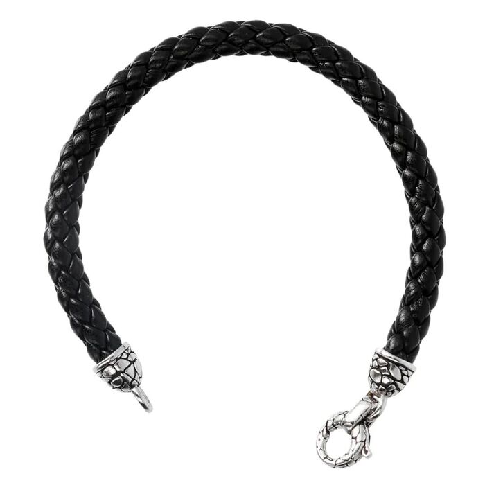 Pulseira ALBERT M. Couro Sintético WSOX00141.BLK
