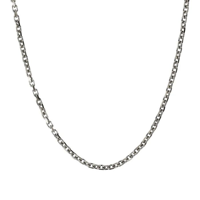 Colar masculino em prata de lei 925 da marca Albert M, com textura de cobra no acabamento.