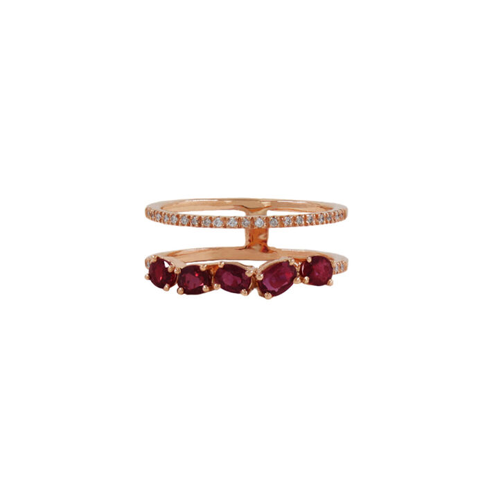 Anel OURO Rubis 113503
