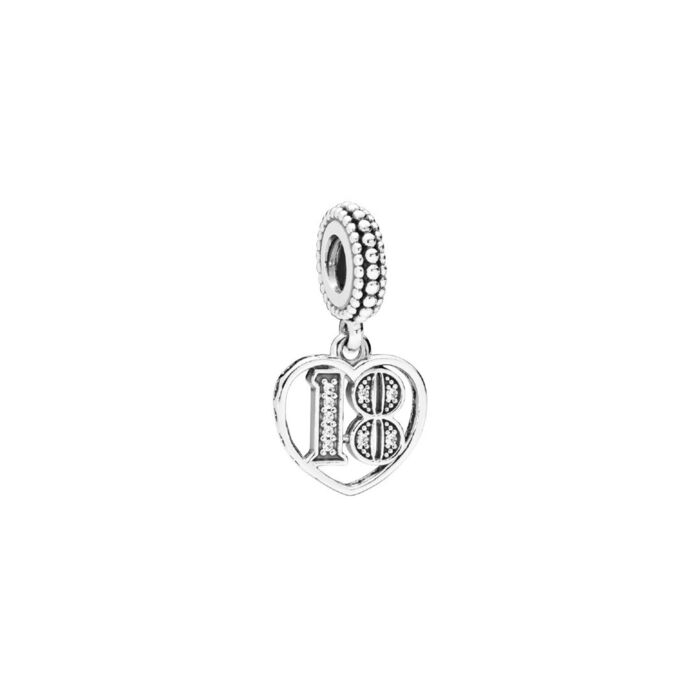 Conta PANDORA Pendente 18º Aniversário 797262CZ