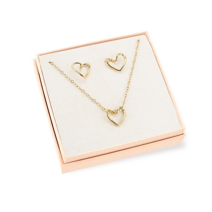 Conjunto ONE Colar & Brincos Amour OJSET22G