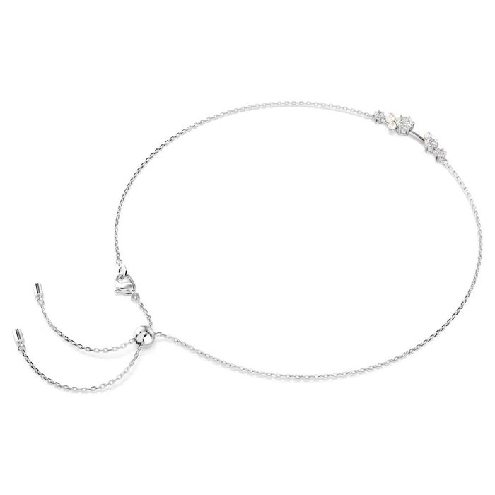 Colar Swarovski feminino, com cristais swarovski e pérola.