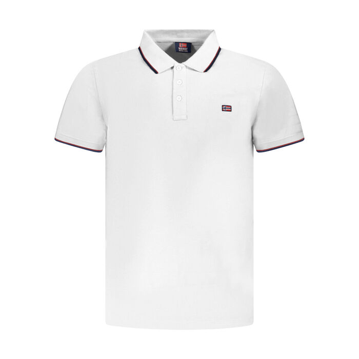NORWAY 1963 - Polo manga curta - Homem - Branco