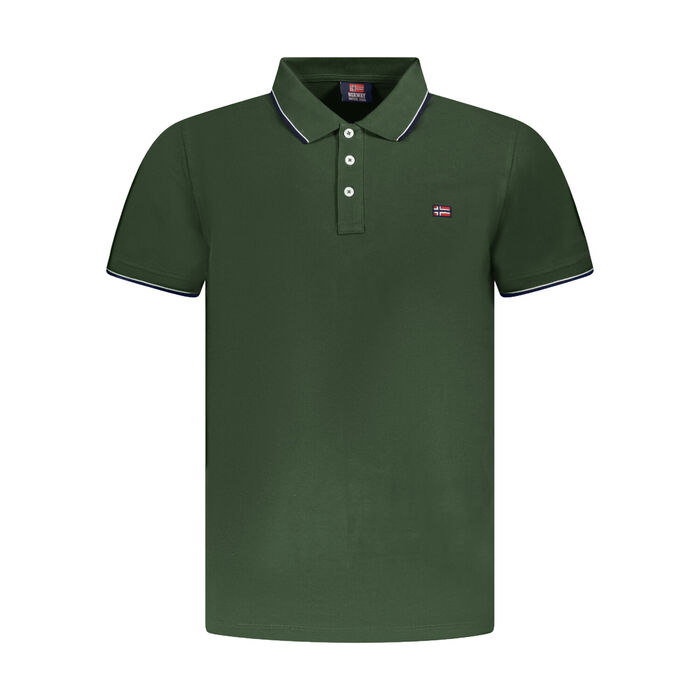 NORWAY 1963 - Polo manga curta - Homem - Verde Militar