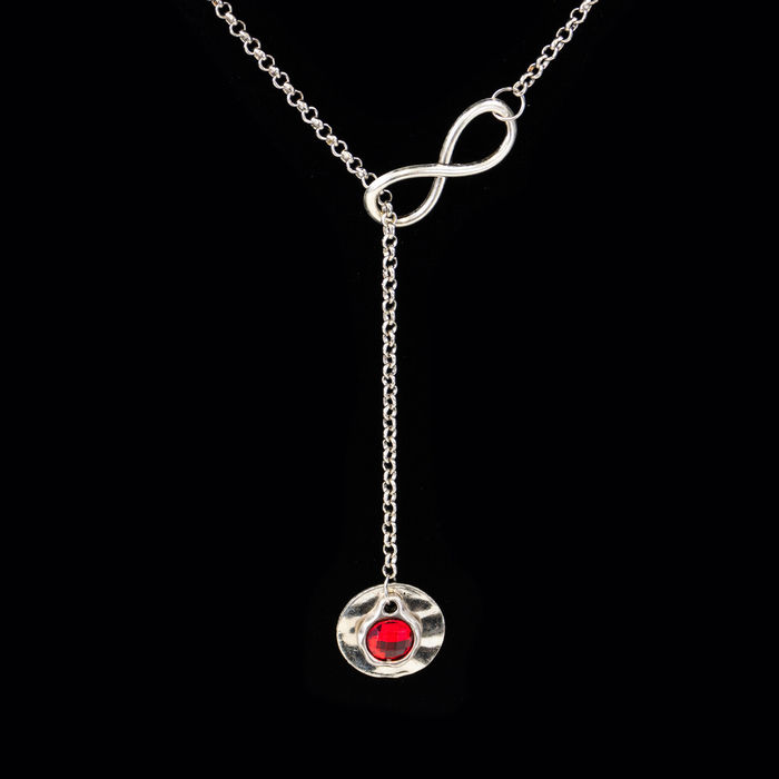 FYL - Colar em metal Dyana - Vermelho