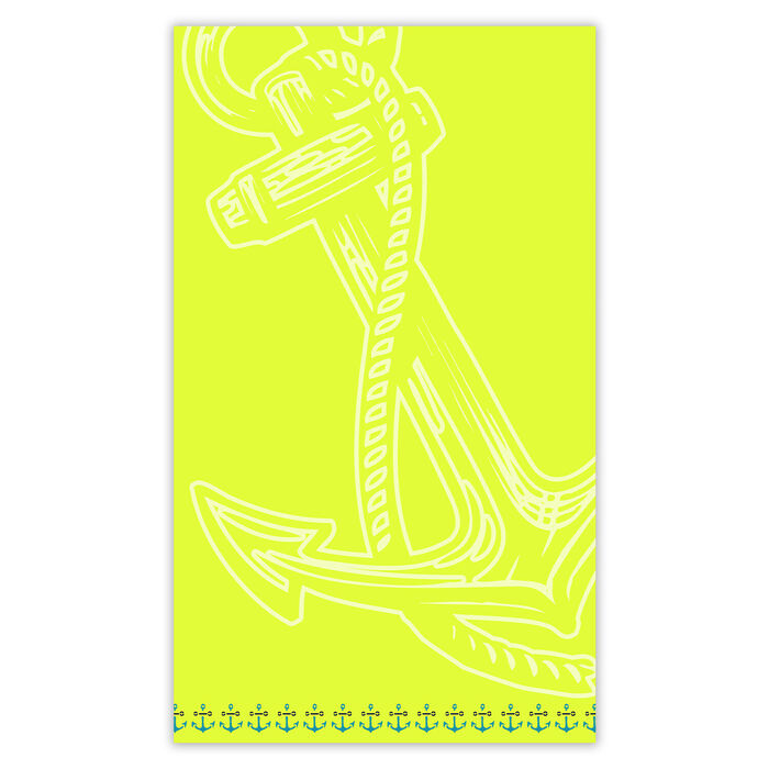 FYL - Toalha de praia jacquard Bocana - Amarelo