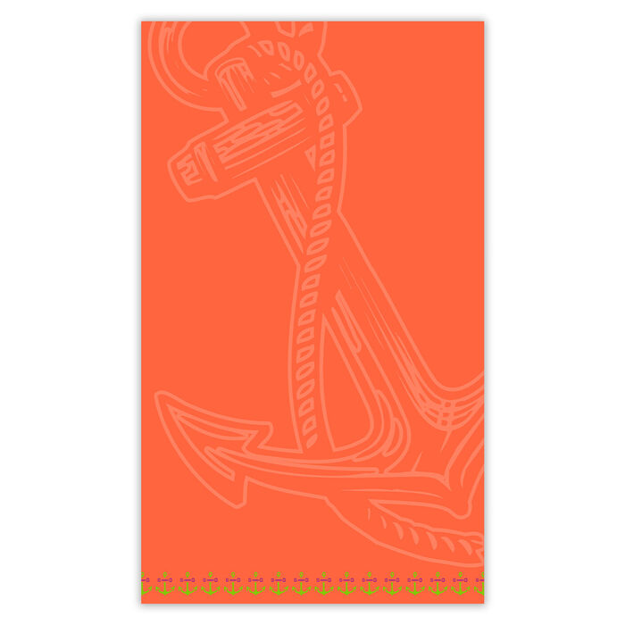 FYL - Toalha de praia jacquard Bocana - Laranja