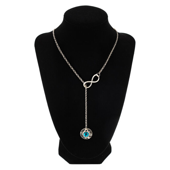 FYL - Colar em metal Dyana - Azul