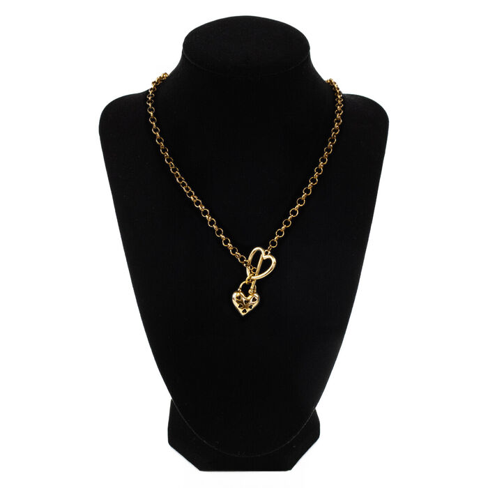 FYL - Colar em metal Locked - Dourado