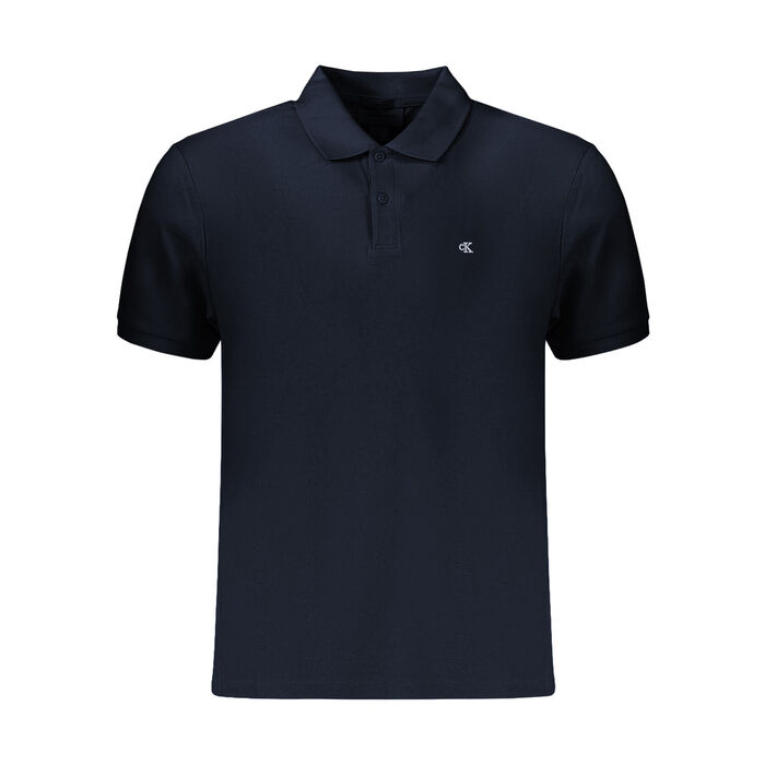 CALVIN KLEIN - Polo manga curta - Homem - Azul Marinho