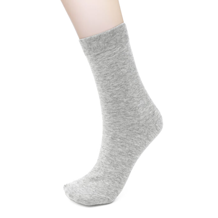 FYL - Meias Comfort - Cinza Melange