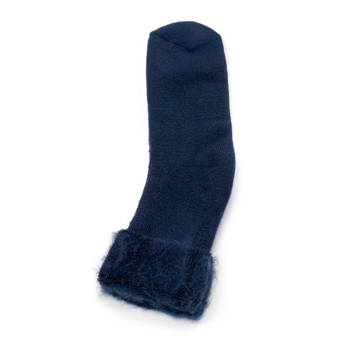 FYL - Meias cardadas com pelo Santana - Azul Marinho