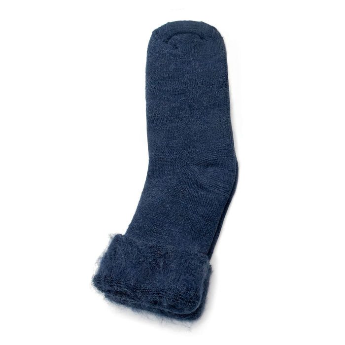 FYL - Meias cardadas com pelo Santana - Azul