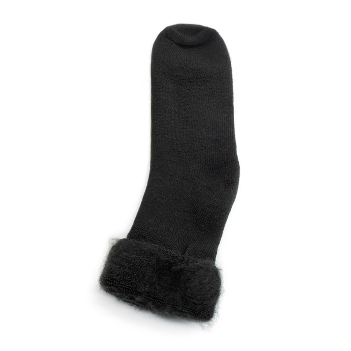 FYL - Meias cardadas com pelo Santana - Preto