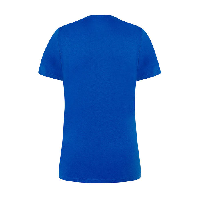 FYL - T-shirt com decote em bico - Mulher - Azul Royal