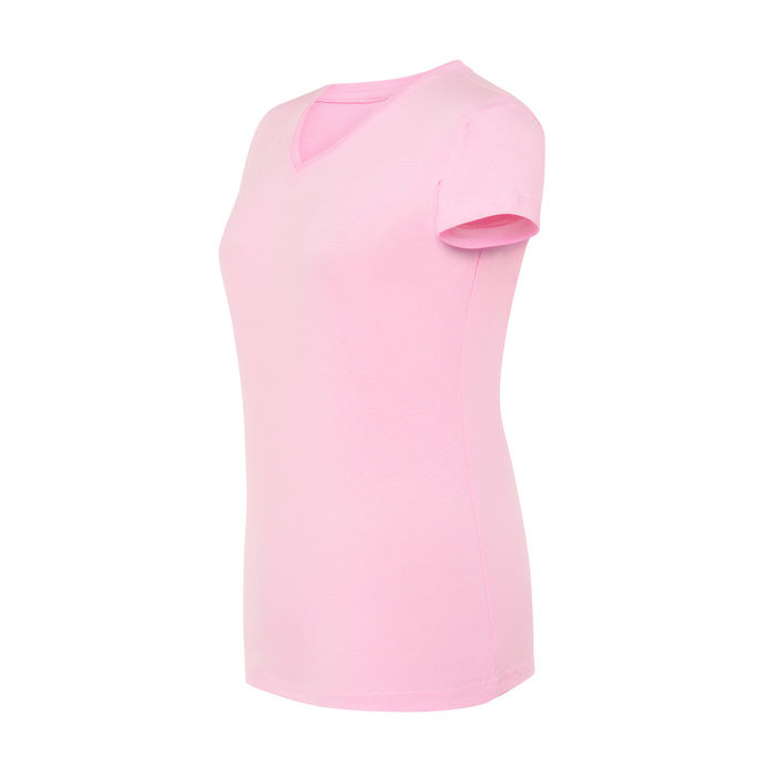 FYL - T-shirt com decote em bico - Mulher - Rosa