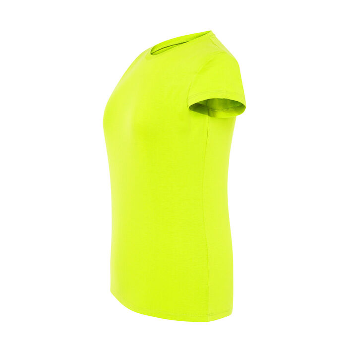 FYL - T-shirt Regular Summer - Mulher - Amarelo Fluorescente