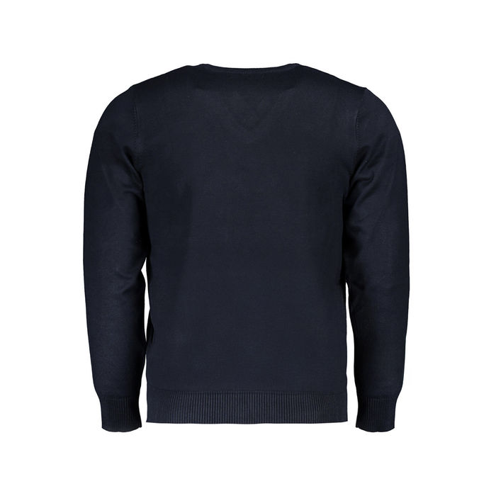 U.S. GRAND POLO - Camisola de malha com decote em bico - Homem - Azul Marinho
