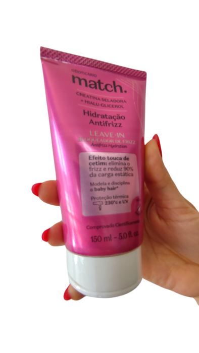 Leave-In Bloqueador de Frizz Match Hidratação Antifrizz, 150ml